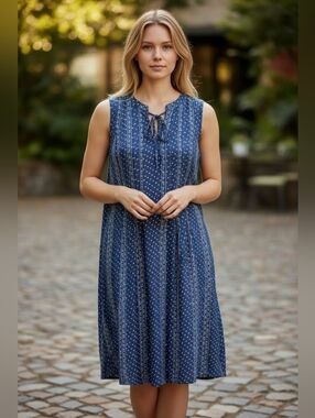 Old Navy Tie-Neck Sleeveless Dress